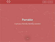 Tablet Screenshot of parrable.com